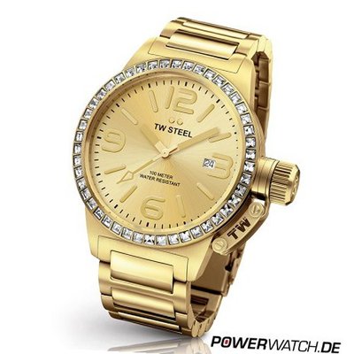 TW Steel TW309 Canteen Ladies - Gold Dial Stainless Steel Case Quartz Movement