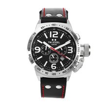 TW Steel TW78 Canteen Black Leather Chronograph Dial