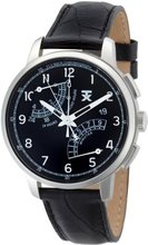 TX T3C198 Classic Fly-Back Chronograph Steel Black Leather Strap