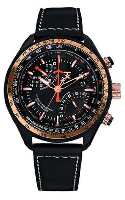TX T3C429 600 Series Pilot Flyback Chronograph Dual-Time Zone