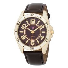 U.S. Polo Assn. Classic US5160EXL Brown Dial Extra Long Brown Strap
