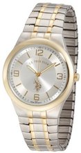 U.S. Polo Assn. Classic USC80024 Two-Tone Analogue Silver Dial Expansion