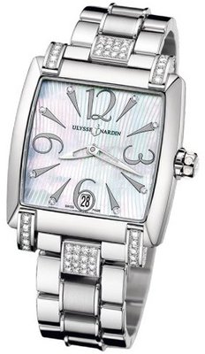 Ulysse Nardin Ladies Caprice Stainless Steel Diamonds 133-91C-7C/691