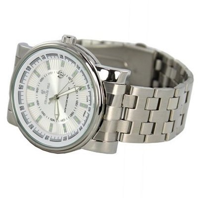 Charlie Jill  in Silver Dial Stainless Steel Bracelet, Perfect Gift Idea