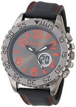 UNLISTED WATCHES UL1281 City Streets Grey Dial Black Strap and Case Red Details