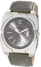 UNLISTED WATCHES UL5094KCP City Streets Silver Case Grey Dial Black Strap