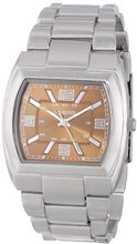 UNLISTED WATCHES UL5122 City Streets Silver Case Bracelet Brown Dial