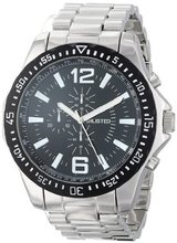 UNLISTED WATCHES UL5167KCP City Streets Silver Case Black Dial, Black Bezel and Silver Bracelet