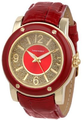 Vernier VNR11129YG Fashion Pave Glitter Dial