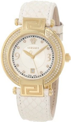 Versace 68Q71D498 S001 Reve Diamond Pavé Bezel Mother-Of-Pearl Dial Date