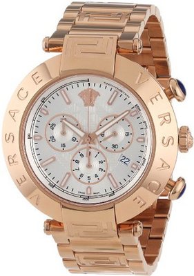 Versace VA8040013 Reve Chrono Rose Gold Ion-Plated Stainless Steel Chronograph Date