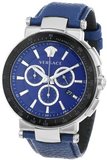 Versace VFG020013 Mystique Sport 46mm Black Ion-Plated Coated Stainless Steel Bezel Chronograph Tachymeter Date