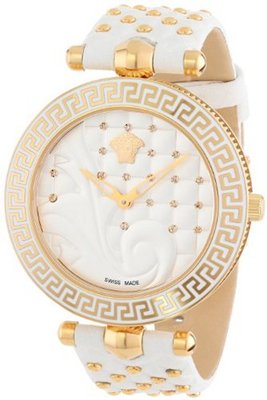 Versace VK7060013 Vanitas Rose Gold Ion-Plated Coated Stainless Steel Interchangeable Straps Diamond