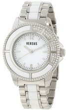 Versus by Versace 3C64400000 Tokyo Stainless Steel White Dial Crystal Bracelet