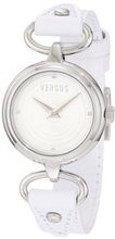 Versus by Versace 3C67800000 Versus V White Dial with Crystals Genuine Leather