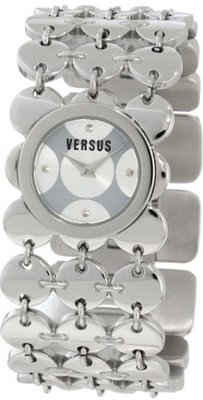 Versus by Versace 3C69300000 Paillettes Stainless Steel Silver Dial Bracelet