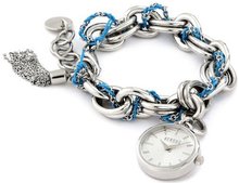 Versus by Versace 3C70000000 Hummingbird Stainless Steel Silver Dial Charm Bracelet