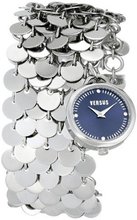 Versus by Versace SGD040012 Lights Stainless Steel Blue Dial Charm Bracelet