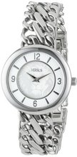 Versus by Versace SGF020013 Acapulco Round Stainless Steel Chain Bracelet White Dial