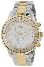 Versus by Versace SGN060013 Tokyo Stainless Steel Luminous Hands Chronograph Date