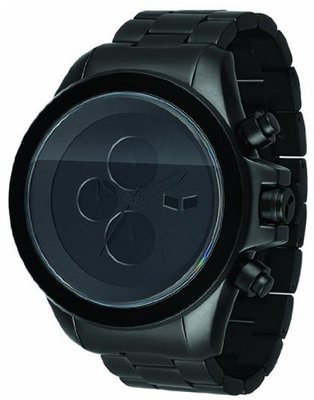 Vestal ZR3011 ZR-3 Minimalist Oversized Matte Black Chronograph