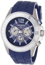 Viceroy 432859-35 Real Madrid Round Stainless Steel Blue Dial Day Date