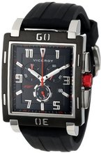 Viceroy 47719-55 Falonso Black and Red Interchangeable Rubber Band Chronograph Day Date