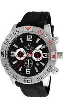 Victory Instruments V-Accelerate Chronograph Black Dial/Silver Bezel Sport 6002-BS