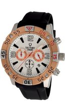 Victory Instruments V-Accelerate Chronograph White Dial/Rose Gold Bezel Sport 6002-WR