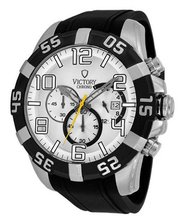 Victory Instruments V-Monarch Chronograph Silver Dial Sport 1297-S