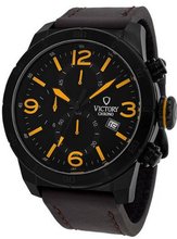 Victory Instruments V-Nomad Chronograph Yellow/Brown Leather Casual 1283-YN