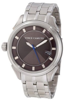 Vince Camuto VC/1014GNSV The Colonel Silver-Tone Date Function