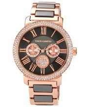 Vince Camuto VC/5001RGTT Swarovski Crystal Accented Brown and Rosegold-Tone Multi-Function Bracelet