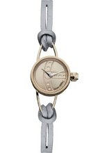 Vivienne Westwood Chancery Quartz with Rose Gold Dial Analogue Display and Grey Leather Strap VV081RSGY
