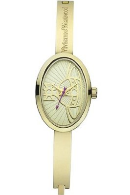 Vivienne Westwood Medal II Quartz with Beige Dial Analogue Display and Gold Stainless Steel Bracelet VV019BGDGD