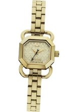 Vivienne Westwood Ravenscourt Quartz with Gold Dial Analogue Display and Gold Stainless Steel Bracelet VV085GDGD