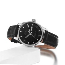 Vufflens, V001.230 Baltic Sea Collection Classic Black Dial Black Leather Mechanical