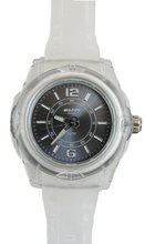 Waooh - MIAMI 44 White Wristband with Color Dial Grey