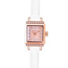 [ MILTON STELLE ] NEW Leather Strap White Band_Pink Dial MS103-R