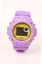 Wave Gear Unisex Sports Colourful Reef Purple RF1001P With Colour Matched Rubber Strap