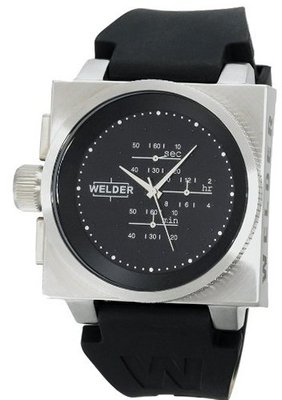 K26 Stainless Steel Case Black Dial Black Rubber Strap Chronograph Interchangeable Filters