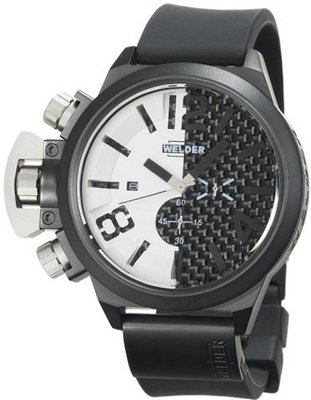 Welder K24-3307 K24 Chronograph Black Ion-Plated Stainless Steel Round