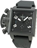 Welder K25B-4703 K25B Chronograph Black Ion-Plated Stainless Steel Square