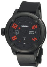 Welder K28-7300 K28 Automatic Analog Black Ion-Plated Stainless Steel Round