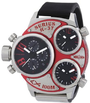 Welder Unisex 6500 K37 Oversize Three Time Zone Chronograph