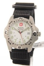 Wenger Swiss Made Analog Round Steel Black Nylon Strap 79154