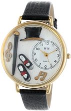 uWhimsical Watches Whimsical es Unisex G0420007 Tap Dancing Black Skin Leather 