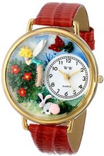 Whimsical es G1210010 Garden Fairy Red Leather