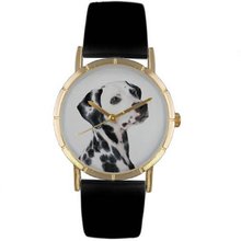 Whimsical es Kids' P0130031 Classic Dalmatian Black Leather And Goldtone Photo