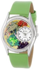 Whimsical es S0140003 Frogs Green Leather